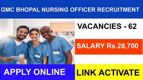 GMC Bhopal Nursing Officer Recruitment 2024 62 Post