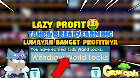 Lazy Profit Dl Hari Tanpa Break Farming Growtopia Indonesia