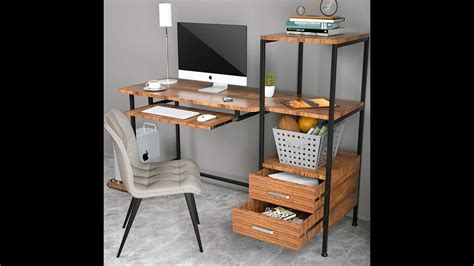 Mecor Computer Desk Study Writing Table For Home Office Modern Writing