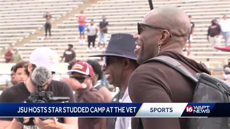 Coach Prime Brings Out Big Stars For First Football Camp Youtube