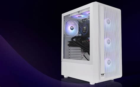 Thermaltake S200 Tg Argb Blanc Ca 1x2 00m6wn 00 Achat Boîtier Pc Thermaltake Pour