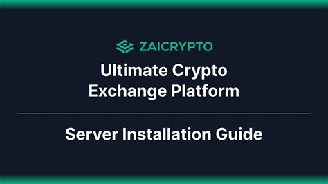 Installation Guide For Crypto Walkthrough