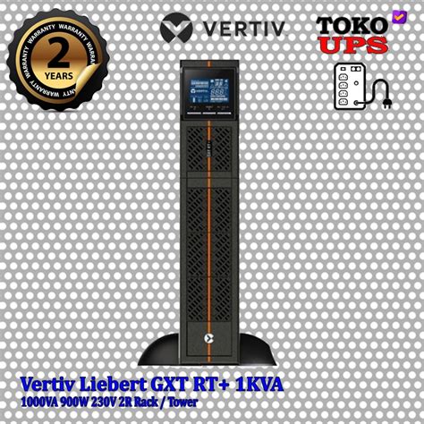 Jual Ups Vertiv Liebert Gxt Rt Kva W V U Rack Tower Ups Online