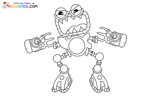 Wubbox Coloring Pages