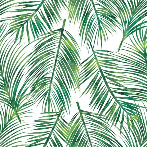 Printable Palm Leaf Pattern