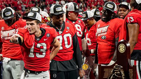 College Football Playoff Georgia Michigan Tcu Ohio State In Field