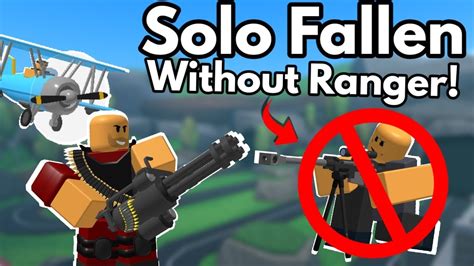 Outdated New Strat Out How To Solo Tds Fallen Mode Without Ranger