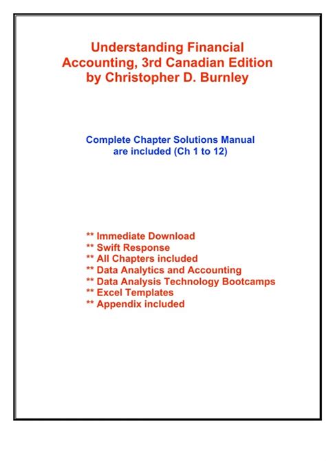 Understanding Financial Accounting Burnley 2