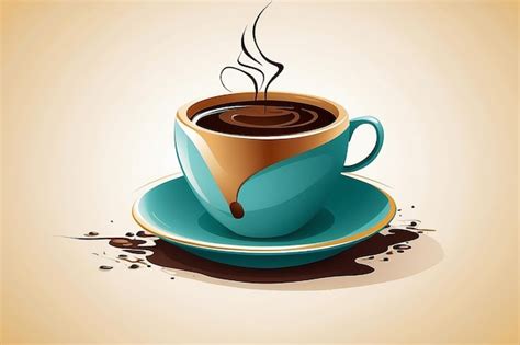 Premium Photo Stylized Cup Of Coffee Vector