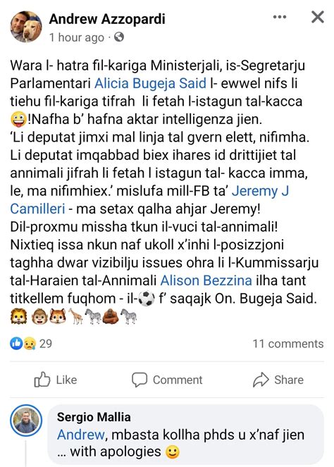 Tkompli L Qasma Fil Lejber Din Id Darba Dwar Alicia Bugeja Said U L