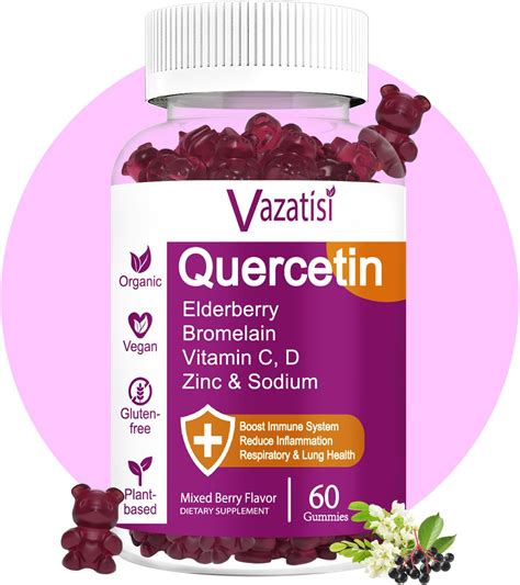 Amazon Quercetin Gummies Quercetin With Vitamin C And Zinc