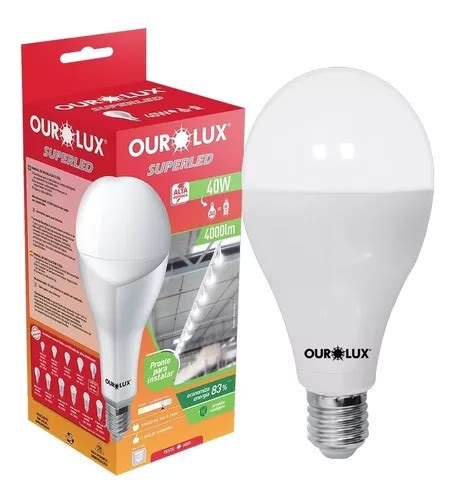 L Mpada Super Led Alta Potencia W E Branco Frio Ourolux