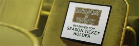 Season Subscriptions | Tickets | Broadway in Detroit