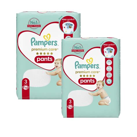 Pampers Premium Care Pants Pieluchomajtki Rozmiar 3 2x70szt 6 11kg