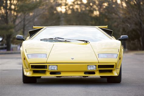 Countach Lp5000 S Yellow 4K 1987 Supercars Cars Lamborghini