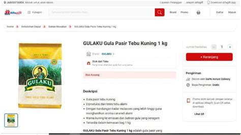 Harga Gula Pasir Di Alfamart Dan Indomaret Selasa 28 Maret 2023 Harga