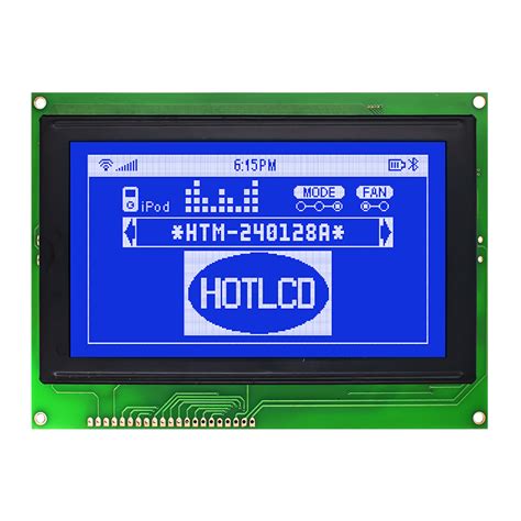 Inch X Graphic Lcd Module Stn Blue Display With White Backlight