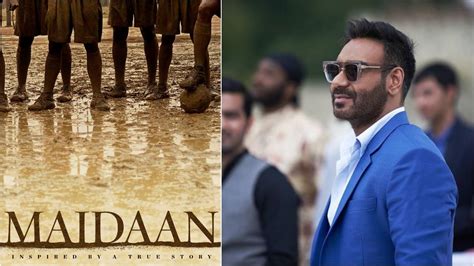 Ajay Devgn Shares Maidaan Teaser Poster Box Office Ka Maidaan Maarne Ko Taiyaar Say Fans