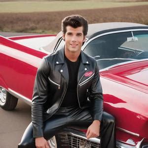 Grease Fancy Dress Mens Face Swap Insert Your Face Id