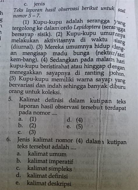 Contoh Kalimat Definisi Dalam Teks Laporan Kumpulan Contoh Laporan