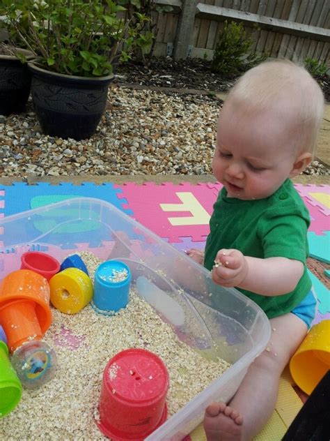 Oats Sensory Bin Sensory Bins Learning Sensory