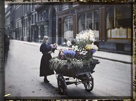 Photo Paris Au Début Du Xxe Siècle En Couleurs