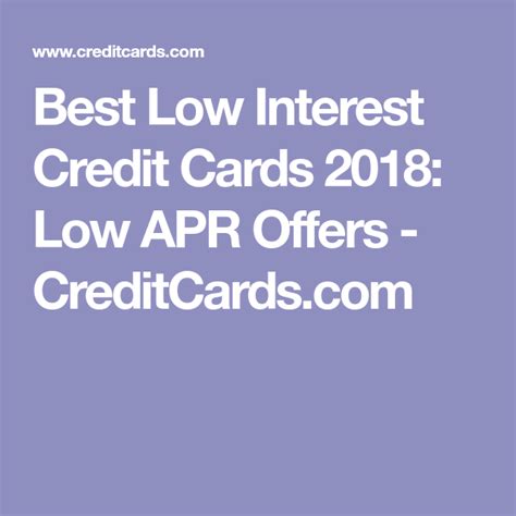 Best Low Interest Credit Cards 2021 Low Apr Offers Low Interest Credit