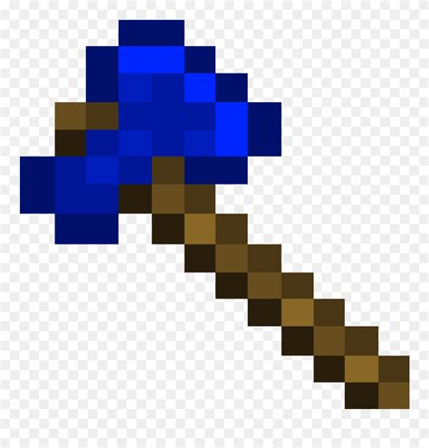 Minecraft Gold Clipart - Transparent Minecraft Diamond Pickaxe - Png ...