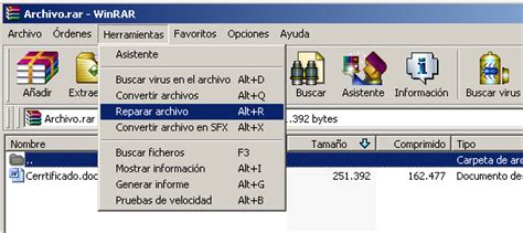 Soporte Winrar Como Reparar Un Archivo Dañado