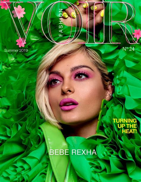 Bebe Rexha Voir Fashion Magazine Issue 24 Summer 2019 • Celebmafia