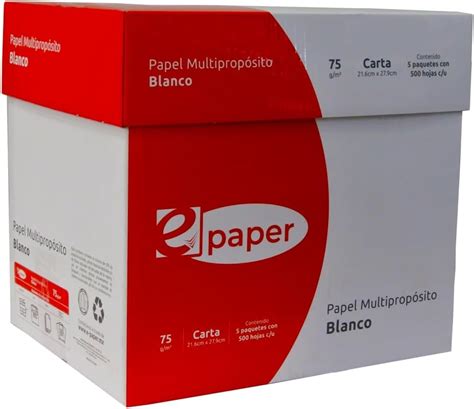 Office Depot Papel Bond Carta Paquete De Hojas Blancas 500 Piezas