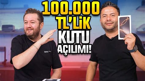 Nalet Bebe ile iPhone 16 Pro Max kutu açılımı YouTube