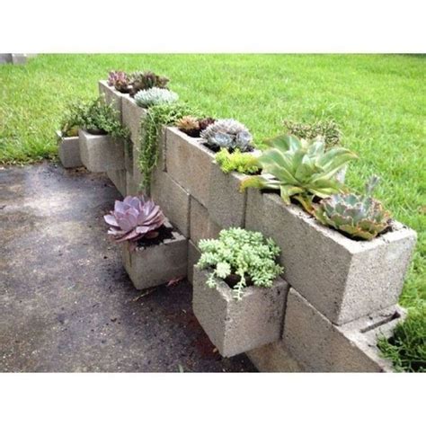 Best Cinder Block Garden Ideas Cinder Block Garden Front Yard Landscaping Succulent