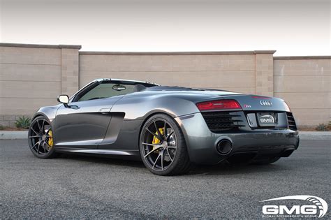 The Perfect Exposure GMG Racing 2014 Audi R8 Spyder Daytona Gray Pearl