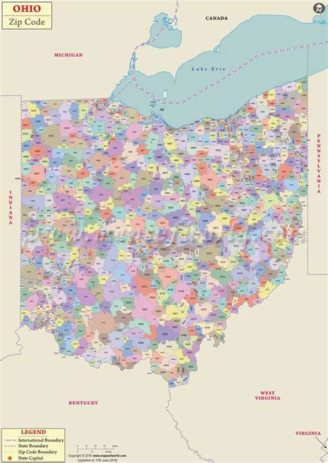 Westerville Ohio Zip Code Map | secretmuseum