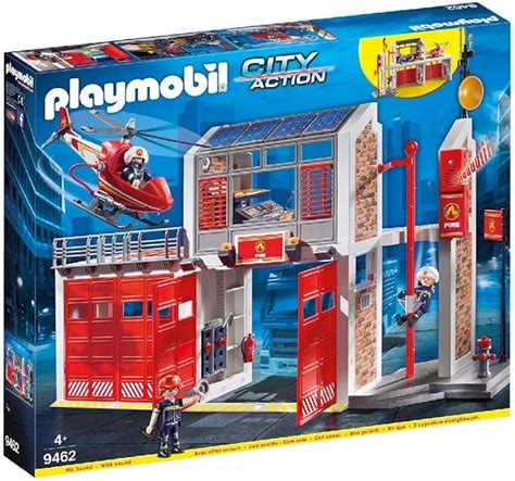 Playmobil City Action Fire Station With Fire Alarm Buy Online At