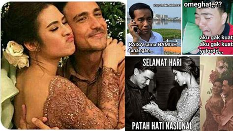 Selamat Hari Patah Hati Nasional 15 Gambar Lucu Raisa Hamish Rossi