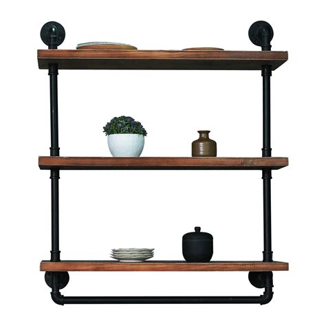 Williston Forge Hayka Piece Pine Solid Wood Floating Shelf Reviews