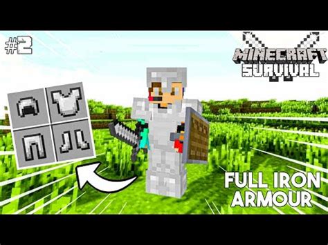 I Made Full Iron Armour Survival Series Part Youtube