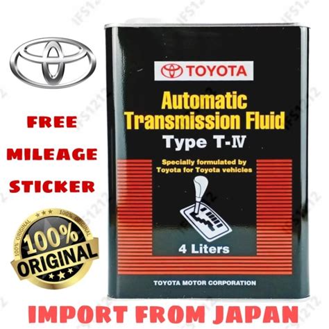 Toyota Automatic Transmission Fluid Atf Type T Iv L