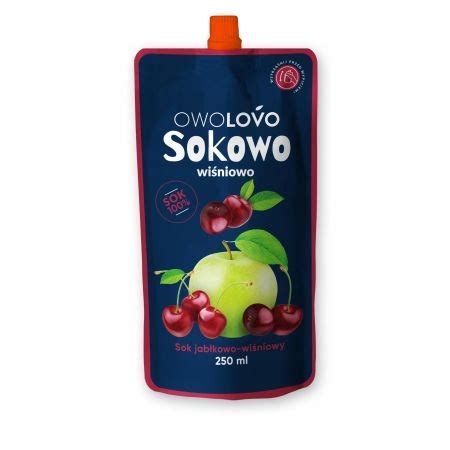 Owolovo Sokowo Sok jabłkowo wiśniowy 250 ml 11259938365 oficjalne