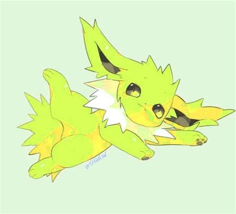 Shiny jolteon | Pokemon, My pokemon, Eeveelutions