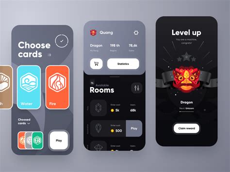 Elemental Game by Sèrgi Mi for RonDesignLab ⭐️ on Dribbble