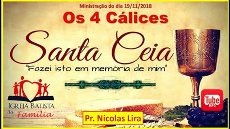 Os C Lices Da Ceia Judaica Pr N Colas Lira Youtube