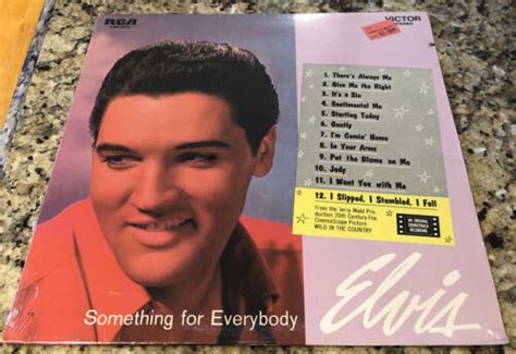 ELVIS PRESLEY Something For Everybody LP RCA Records LSP 2370 PROMO