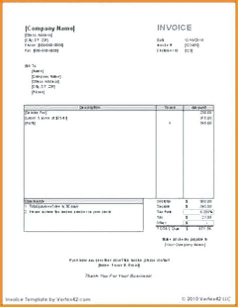 Invoice Template For Openoffice Format Free Templates Sales Receipt