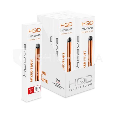 Kaufen Sie HQD 600 Vape HOOVA Nikotinfrei Mixed Fruit 10er Box