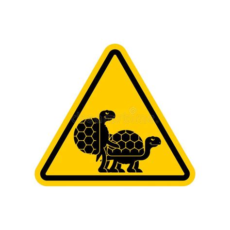 Attention Turtle Sex Caution Yellow Road Sign Tortoise Intercourse