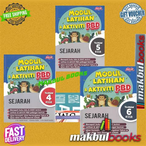 Mahir Modul Latihan And Aktiviti Pbd Sejarah Tahun 45 And 6 Kssr 2024