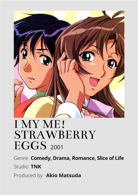 I My Me! Strawberry Eggs | Animes nuevos, Anime para ver, Dibujos